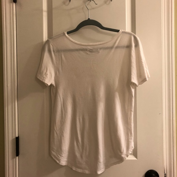 A&F basic white tee Abercrombie Fitch cotton soft - Picture 2 of 3